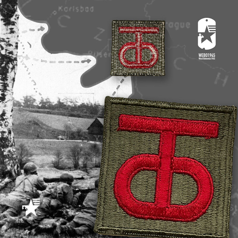 Originální nášivka US 90. pěší divize